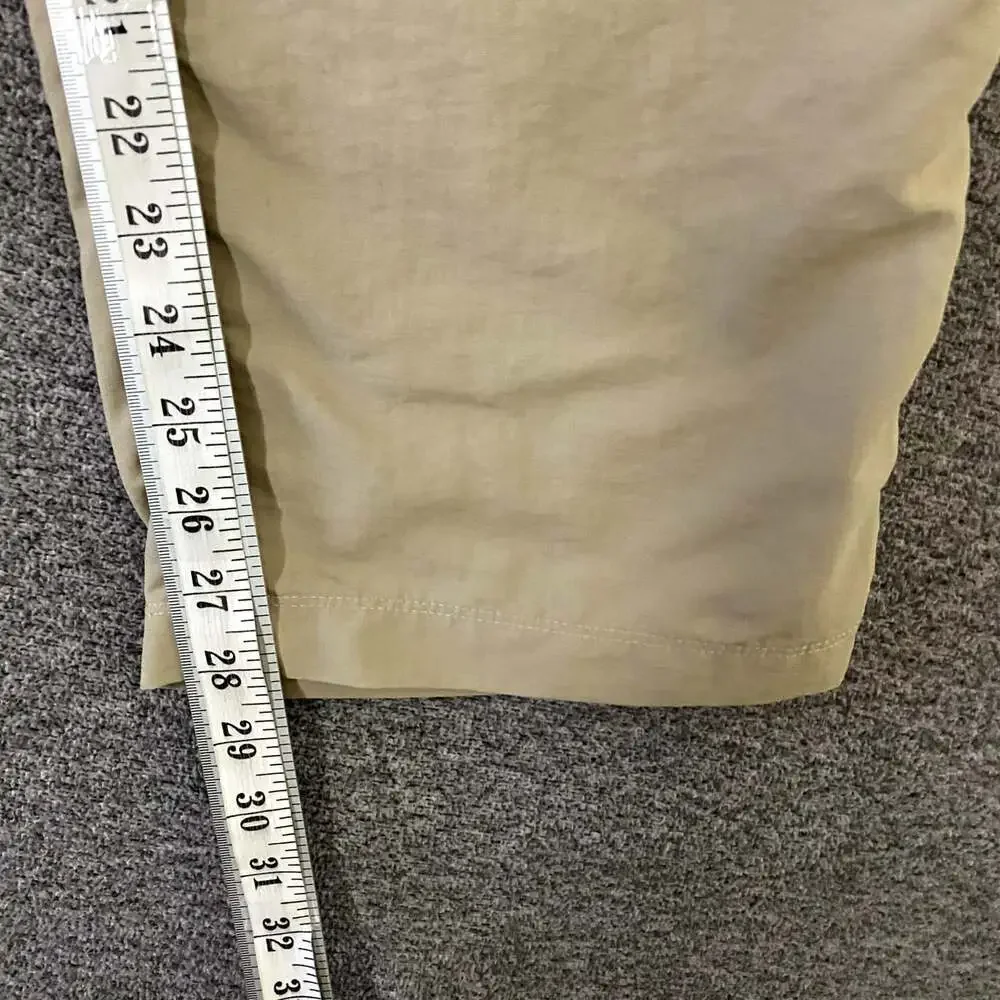 The North Face Men's Size 38 Beige Straight Leg Nylon Outerwear Pants